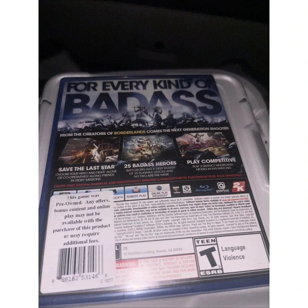Battleborn (Sony PlayStation 4, 2016)